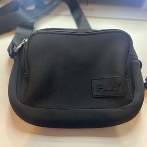 Black fila bumbag